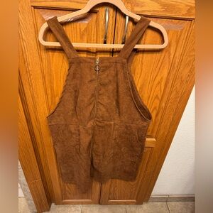 Women’s Shein brown zip dresss